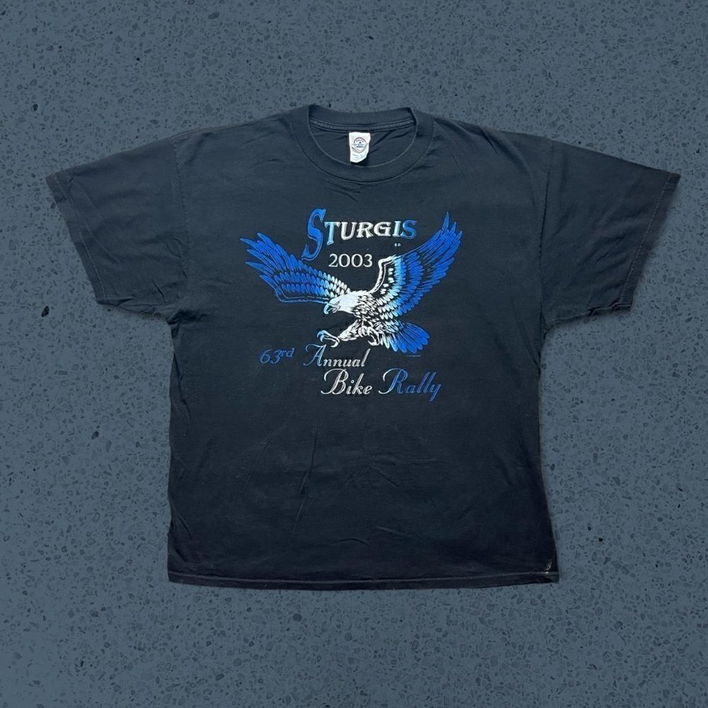 Y2k biker motorcycle sturgis t shirt